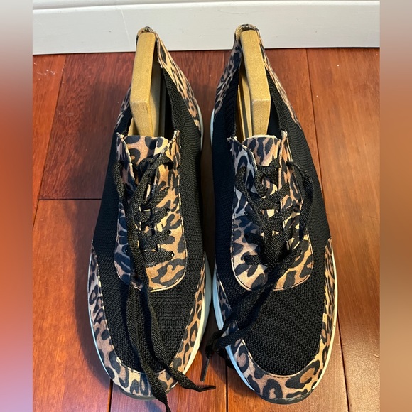 NWOT Naturalizer women’s Nash sneaker leopard print size 11W - Picture 2 of 6